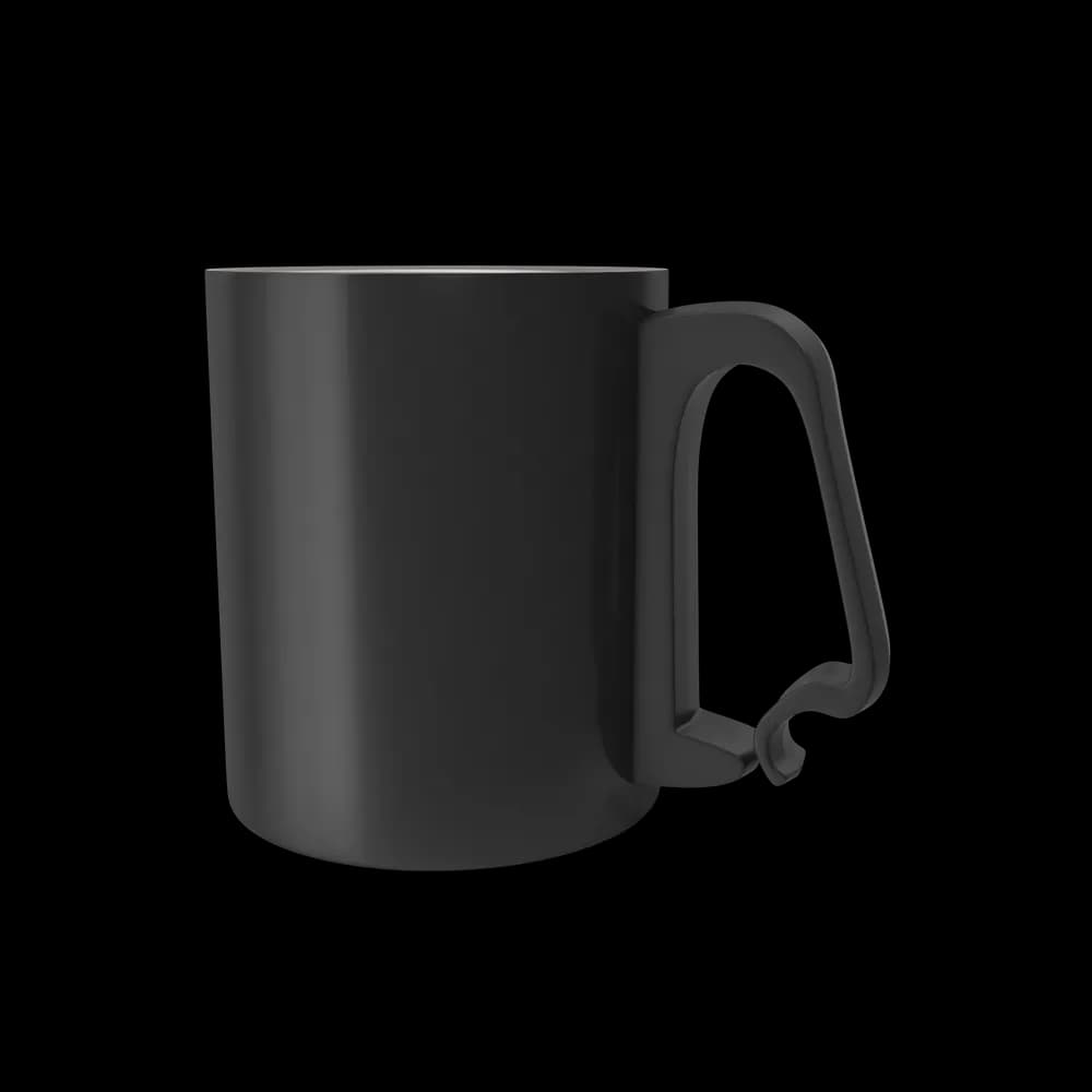 Black Aluminium Cup thumbnail 1
