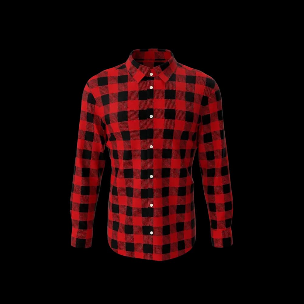 Man Plaid Shirt thumbnail 1