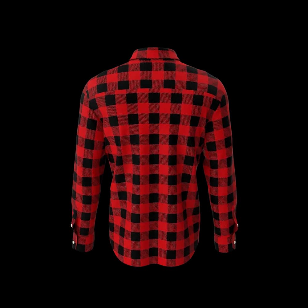 Man Plaid Shirt thumbnail 3