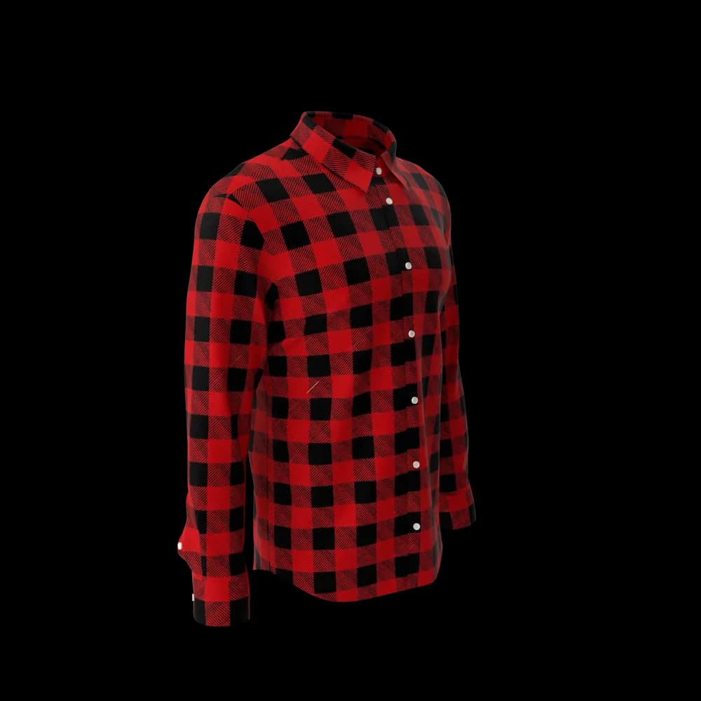 Man Plaid Shirt thumbnail 4