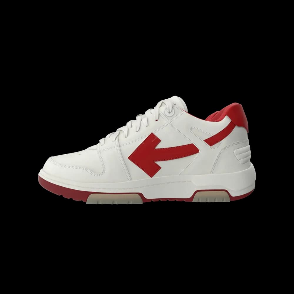 Sports Sneakers Off White & Red thumbnail 1