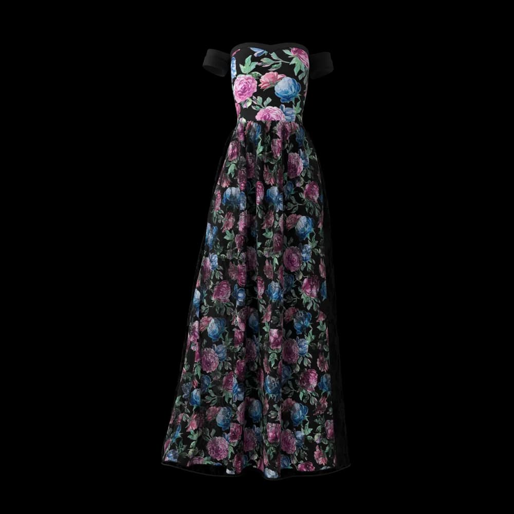 Black Women's Gown thumbnail 1