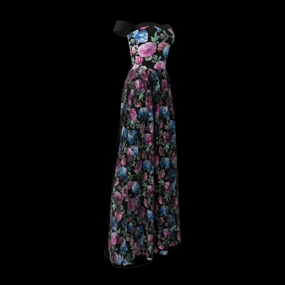 Black Women's Gown thumbnail 4